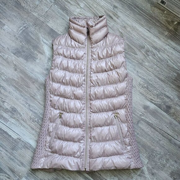 Calvin Klein Jackets & Blazers - Calvin Klein Performance Womens M Premium Down Puffer Vest Pink Ribbed Sides